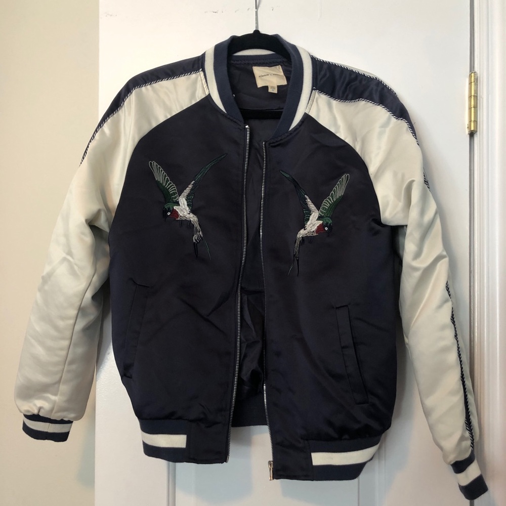 NWOT Silence + Noise Bomber Jacket